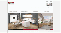 Desktop Screenshot of kuechen-amann.de